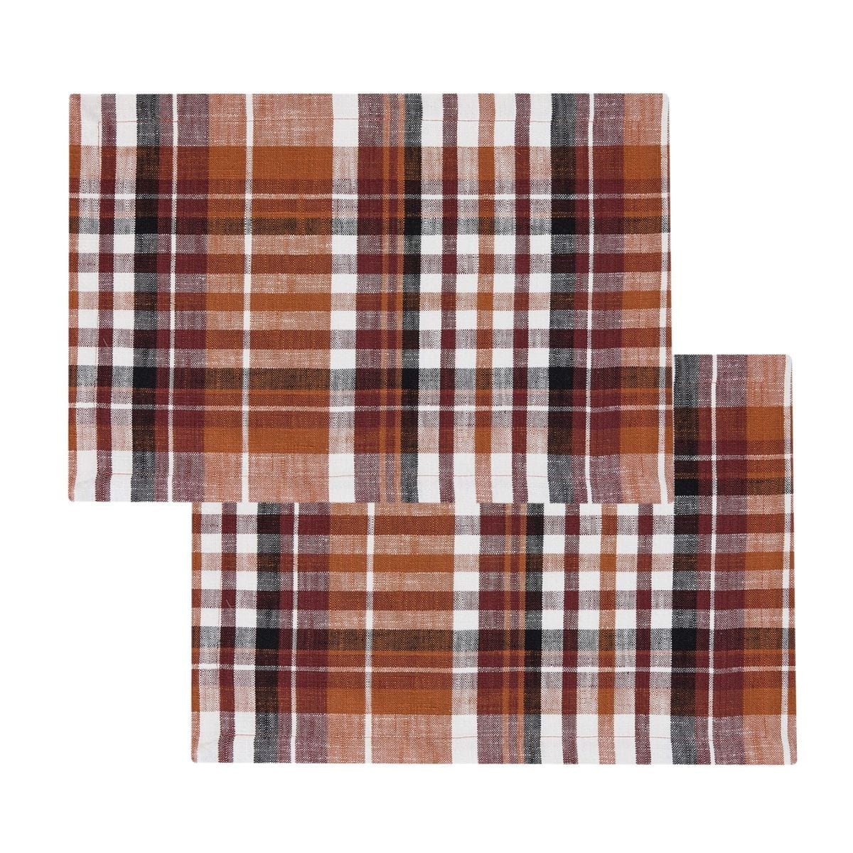 Russett Plaid Placemat Set of 2