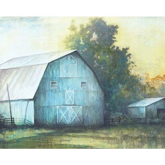 Rustic Blue Barn By White Ladder Art Print - 12 X 16-Penny Lane Publishing-The Village Merchant