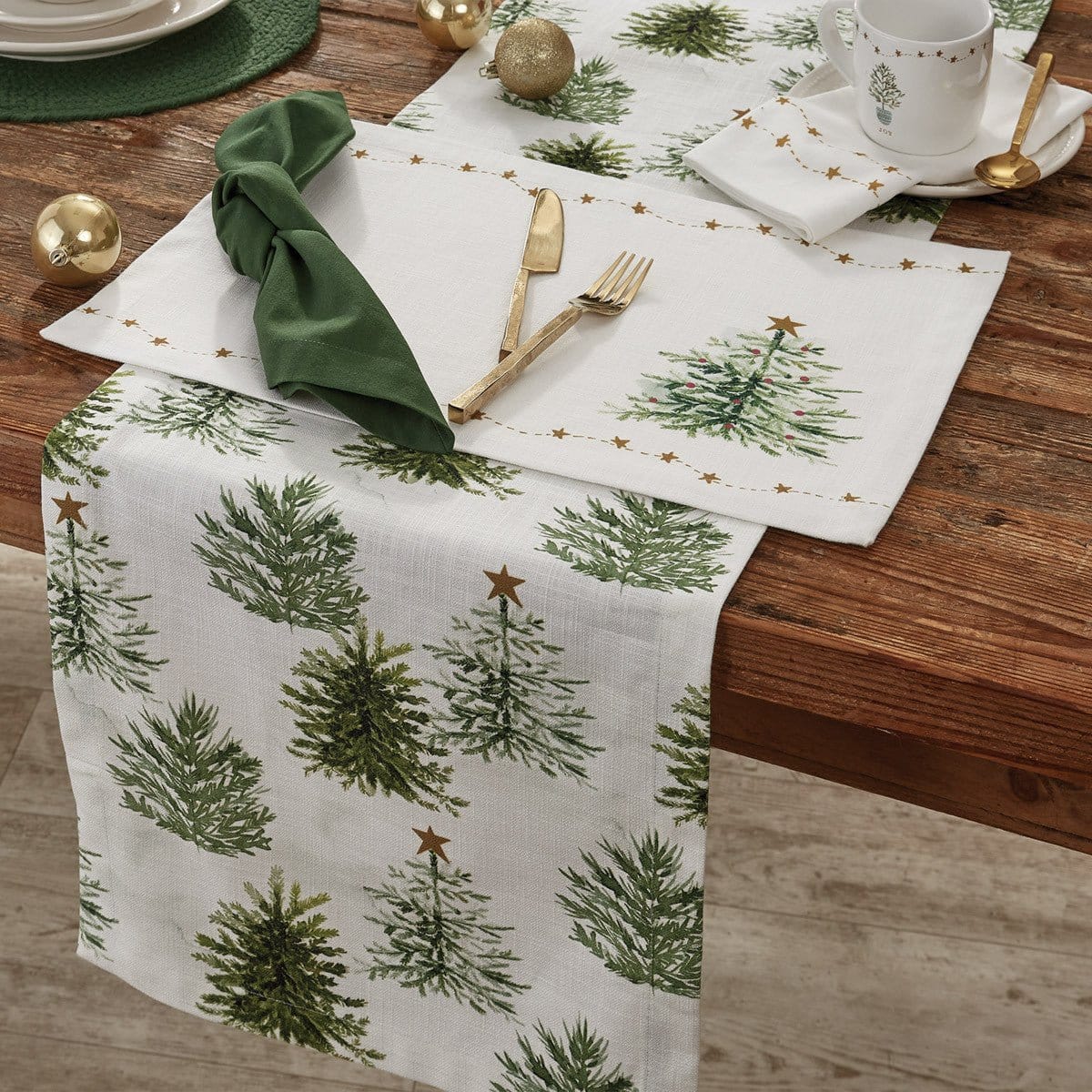 Rustic Christmas Stars Placemat-Park Designs-The Village Merchant