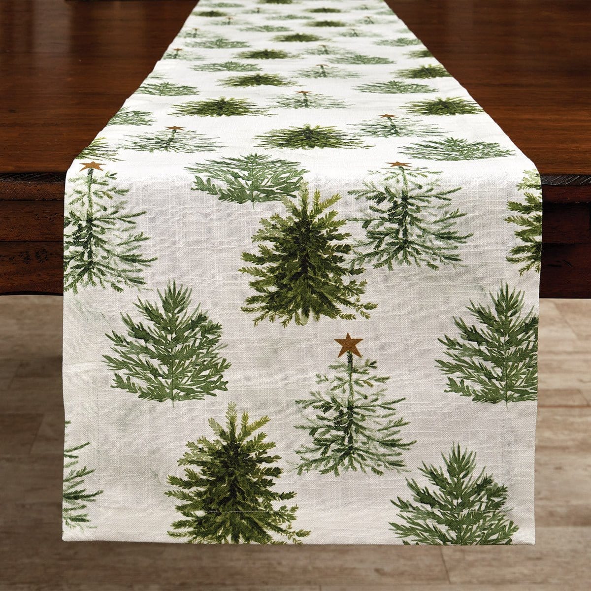 Rustic Christmas Table Runner 72&quot; Long-Park Designs-The Village Merchant