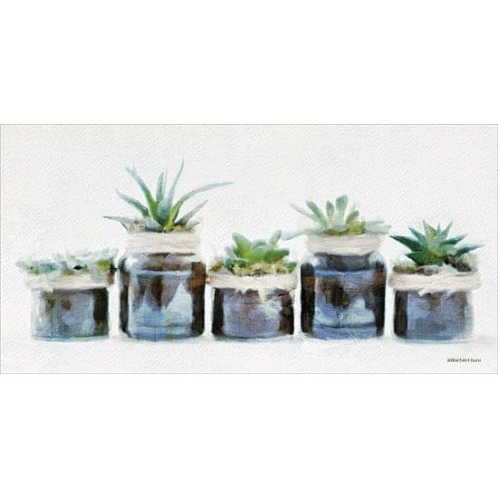 Penny Lane Publishing Rustic Plants In A Row By Bluebird Barn Art Print - 9 X 18
