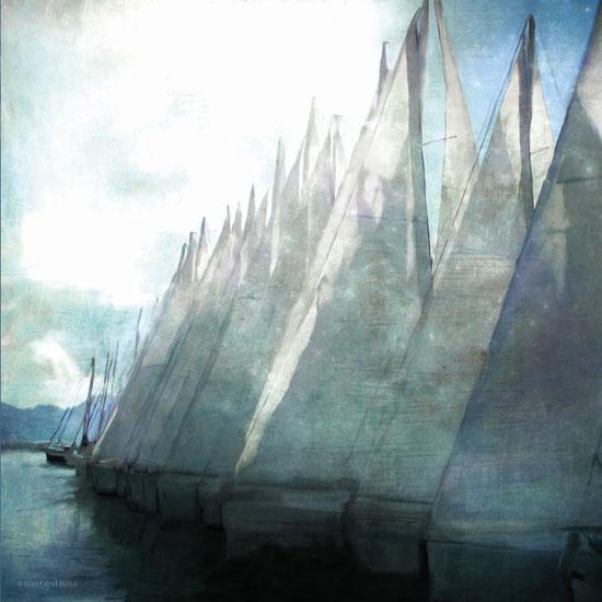 Penny Lane Publishing Sailboat Marina I By Bluebird Barn Art Print - 12 X 12