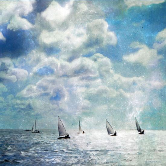 Penny Lane Publishing Sailboat Marina III By Bluebird Barn Art Print - 12 X 12