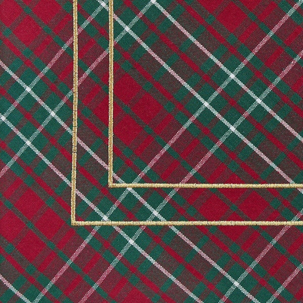 Saint Nicholas Tartan Plaid Patricia Heaton Home Table Runner 54'' Long