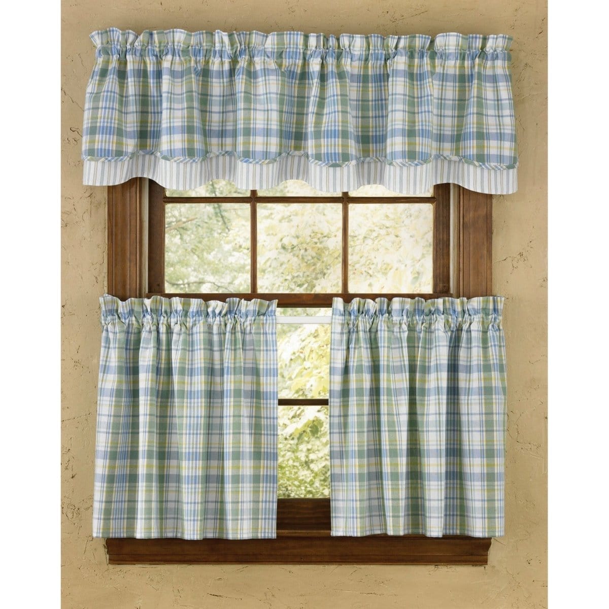 Sarasota Layered Valance Lined-Park Designs-The Village Merchant