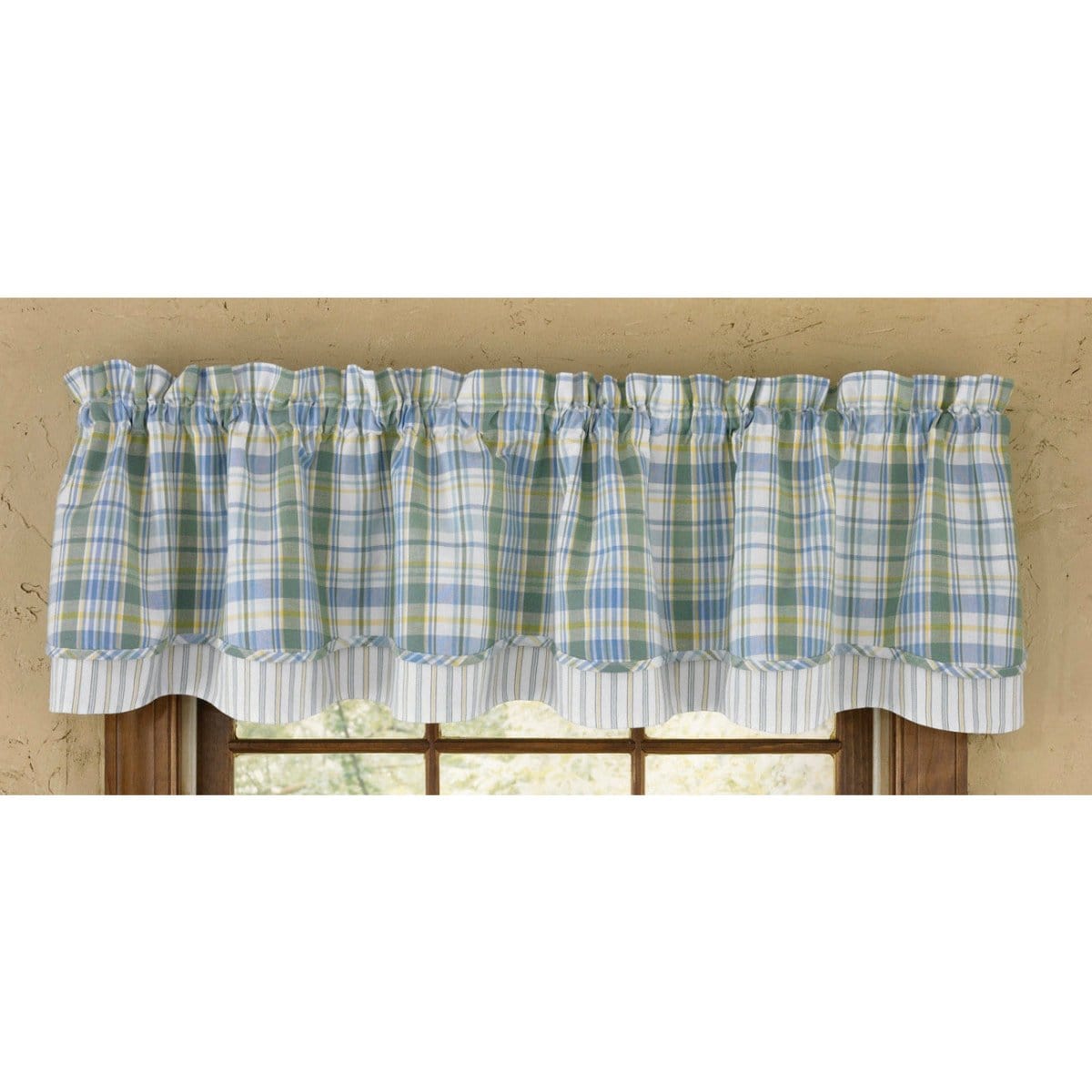 Sarasota Layered Valance Lined-Park Designs-The Village Merchant