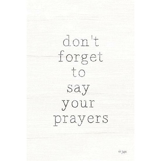 Penny Lane Publishing Say Your Prayers By Jaxn Blvd Art Print - 12 X 18