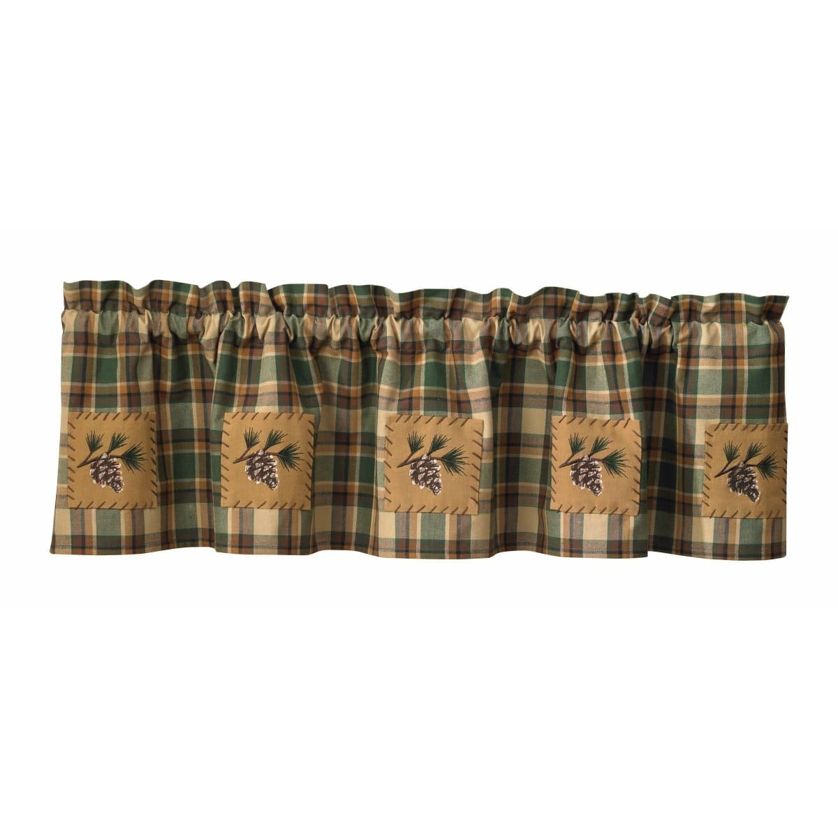 Scotch Pine Valance Lined-Park Designs-The Village Merchant