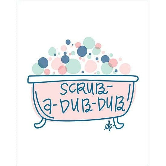 Scrub-A-Dub-Dub By Erin Barrett Art Print - 12 X 16-Penny Lane Publishing-The Village Merchant