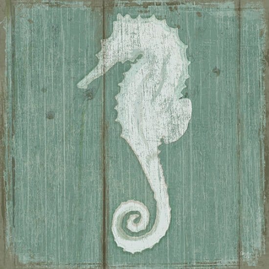 Seahorse By Mollie B Right Art Print - 12 X 12-Penny Lane Publishing-The Village Merchant