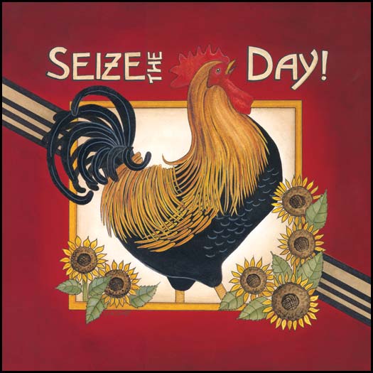 Seize The Day By Linda Spivey Art Print - 12 X 12-Penny Lane Publishing-The Village Merchant