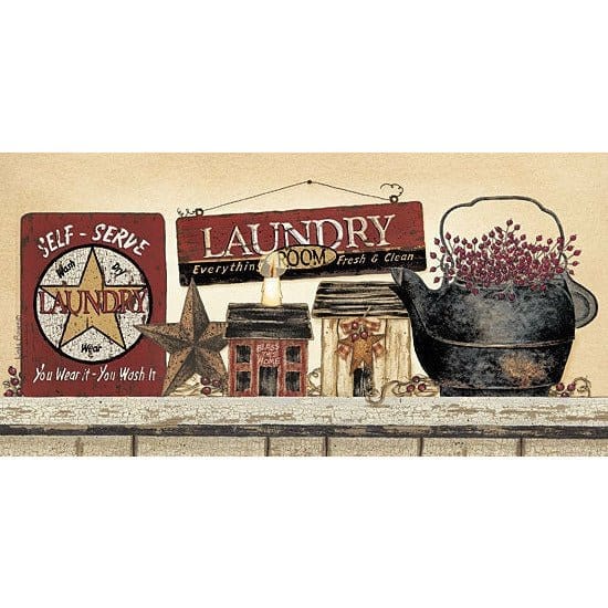 Self Serve Laundry By Linda Spivey Art Print - 9 X 18-Penny Lane Publishing-The Village Merchant