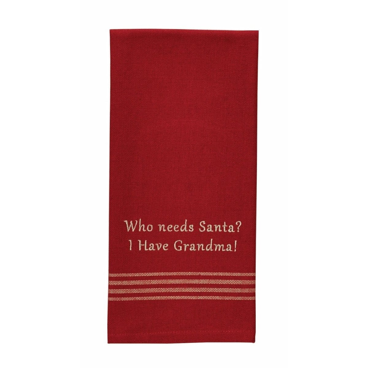 Sentiments Who Needs Santa, I have Grandma Decorative Towel-Park Designs-The Village Merchant