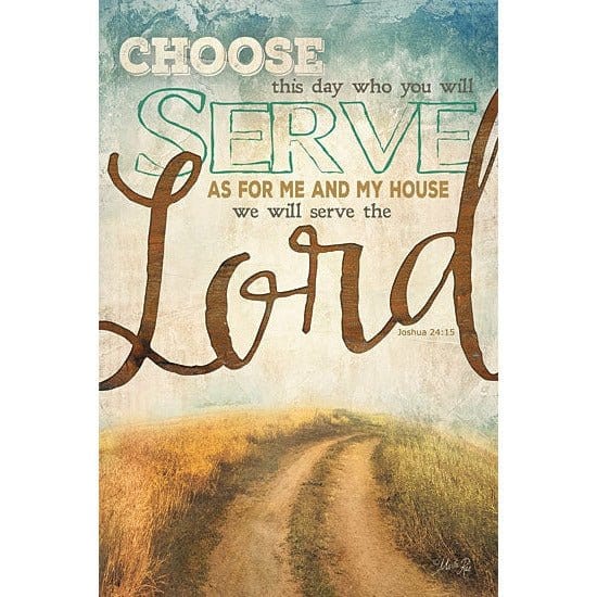 Serve The Lord By Marla Rae Art Print - 12 X 18-Penny Lane Publishing-The Village Merchant
