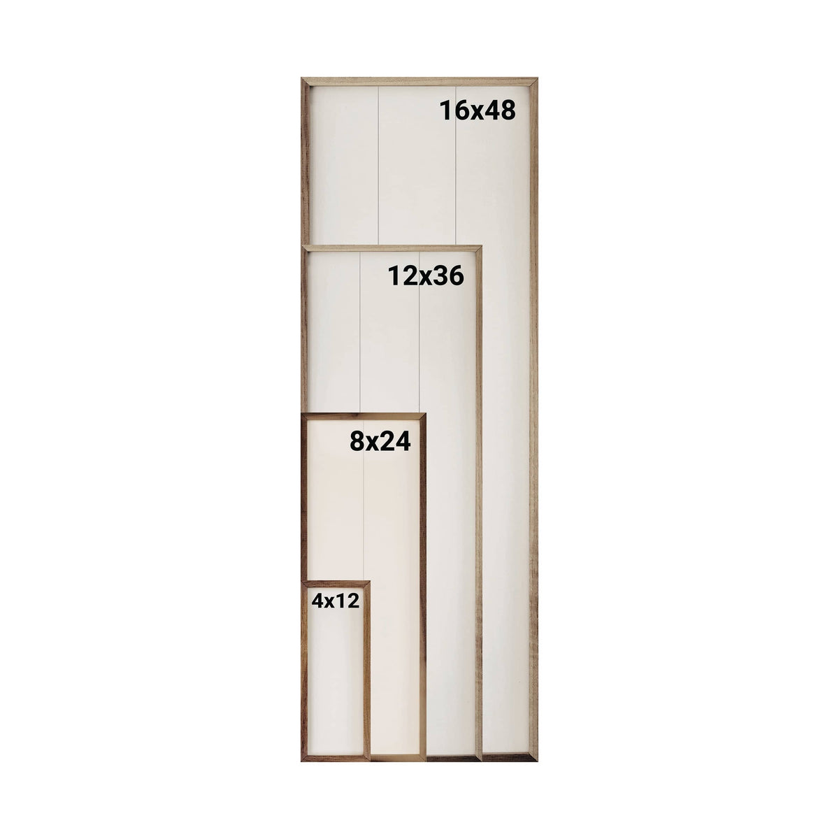 Kendrick Home Walnut Frames Set Trick Black Printed and Framed Wall Sign