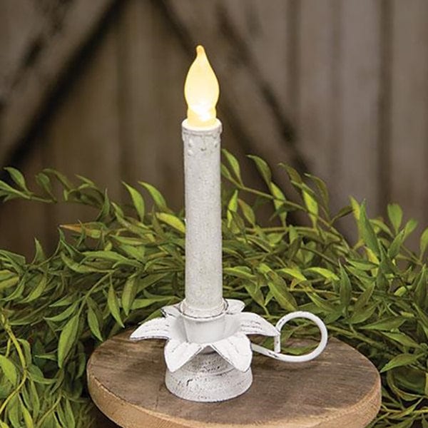 Shabby Chic Blooming Flower Candle Holder For Taper Candles
