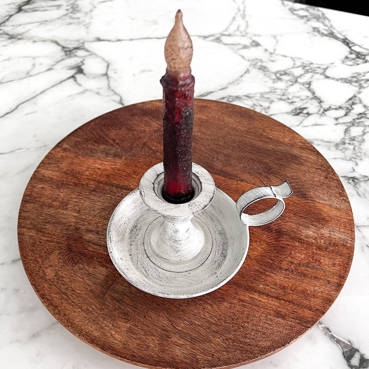 Shabby Chic Courting Candle Holder For Taper Candles