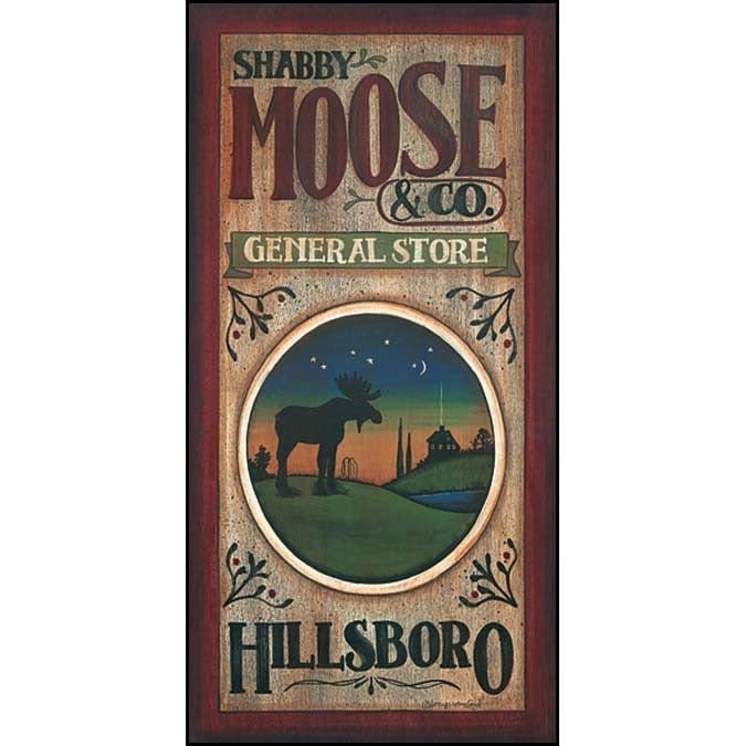 Shabby Moose &amp; Co. By Tonya Crawford Art Print - 10 X 20-Penny Lane Publishing-The Village Merchant