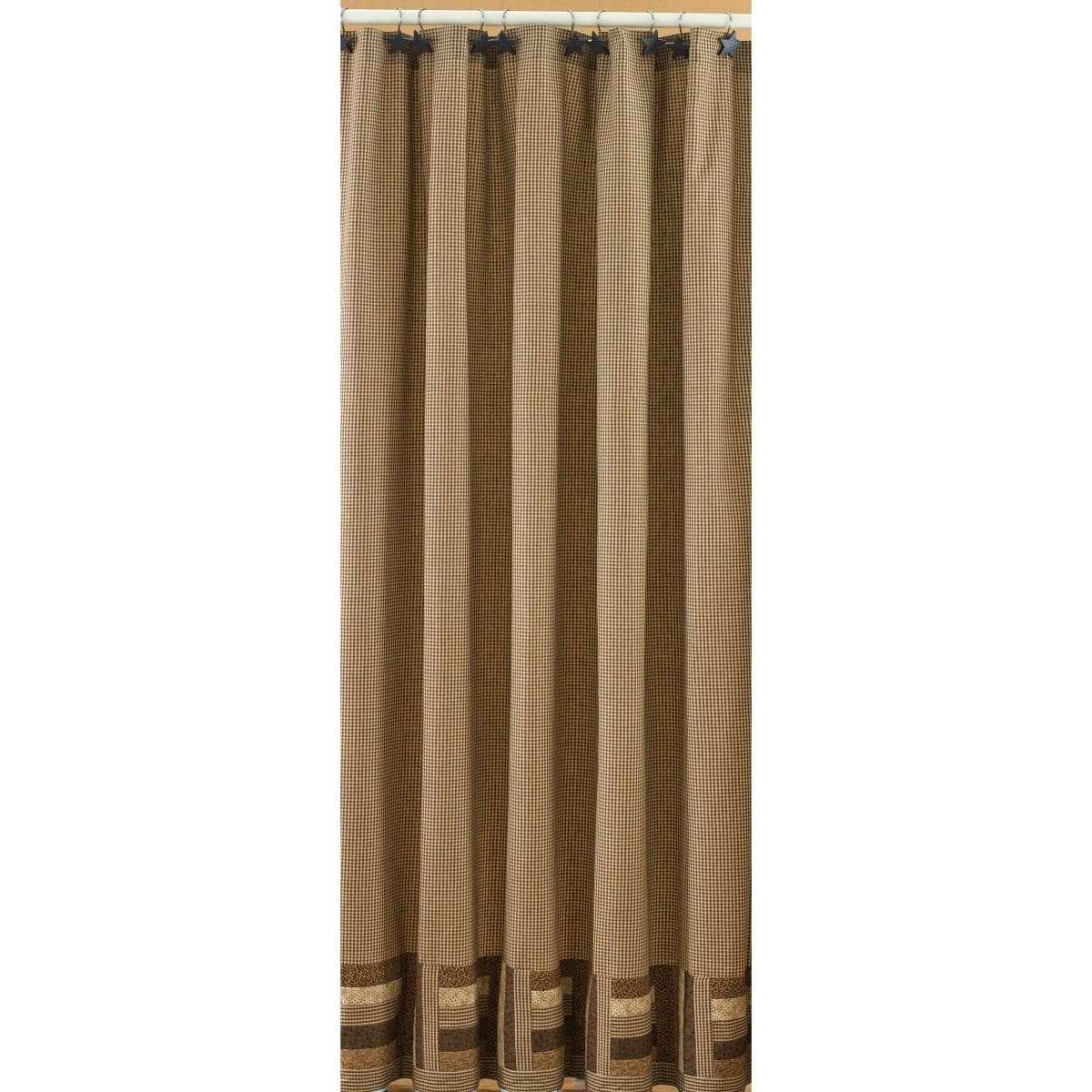 Shades Of Brown Shower Curtain-Park Designs-The Village Merchant