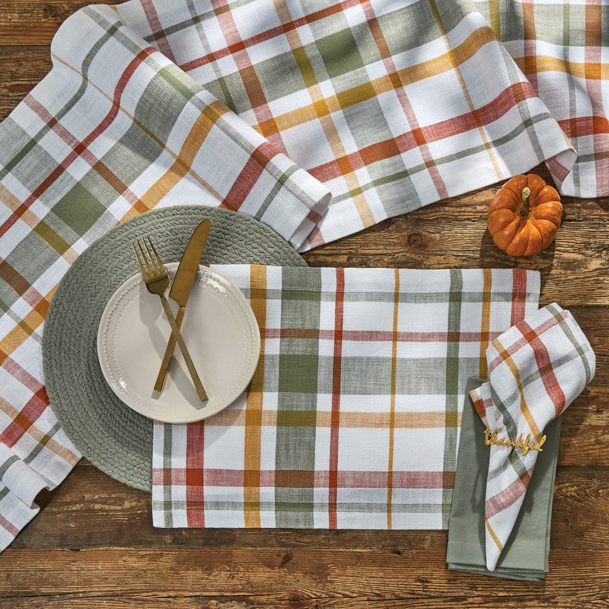 Shades of Fall Table Runner 36&quot; Long