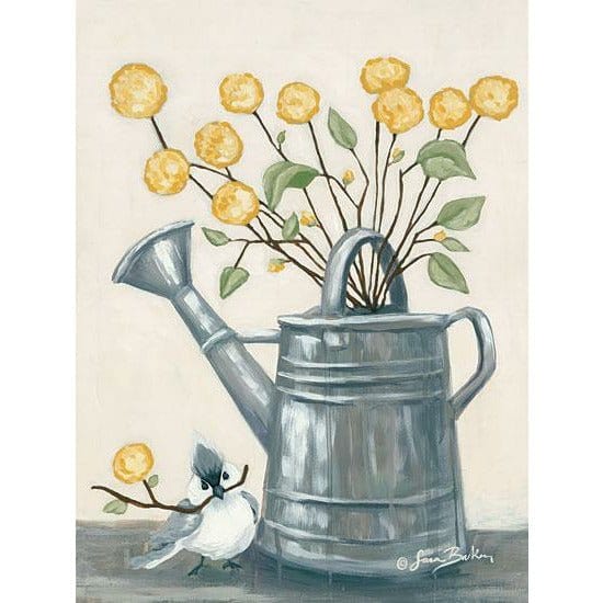 Penny Lane Publishing Sharing Flowers With A Friend By Sara Baker Art Print - 12 X 16