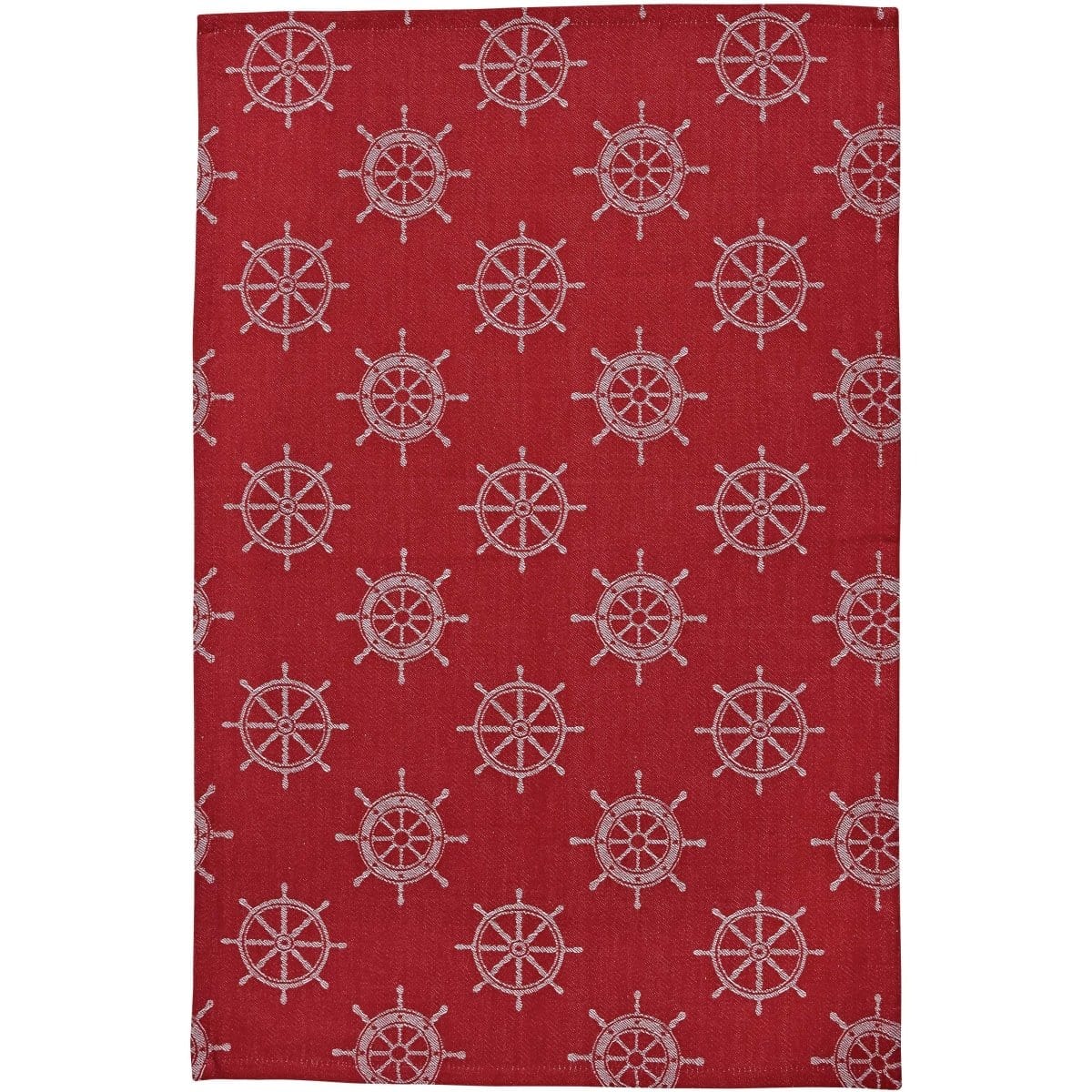 Ship&#39;s Wheel Jacquard Decorative Towel-Park Designs-The Village Merchant