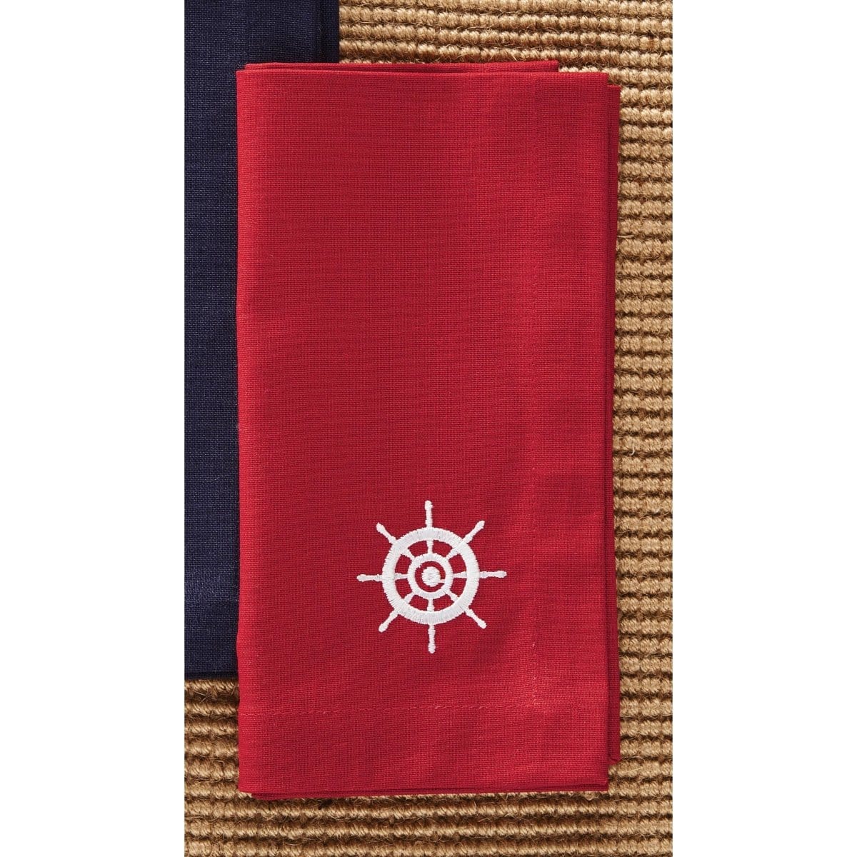 Park Designs Shipwheel Embroidered Napkin