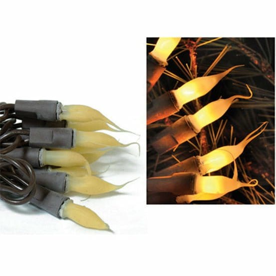 Silicone Dipped Bulbs - Brown Cord 100 Count Set Light String / Set - Miniature Bulbs-Craft Wholesalers-The Village Merchant