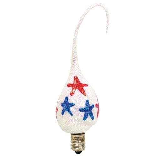 Silicone Dipped Old Glory Novelty Light Bulb Candelabra Socket