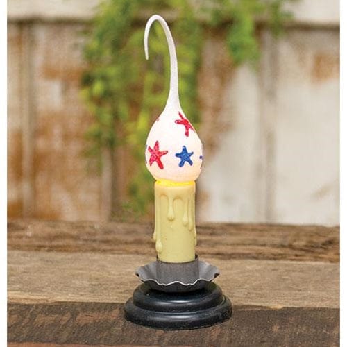 Silicone Dipped Old Glory Novelty Light Bulb Candelabra Socket