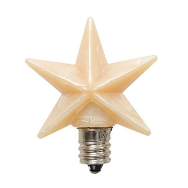 Silicone Dipped Star - Warm Novelty Light Bulb Candelabra Socket-Craft Wholesalers-The Village Merchant