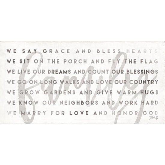 Simple We Are Family By Marla Rae Art Print - 18 X 36-Penny Lane Publishing-The Village Merchant