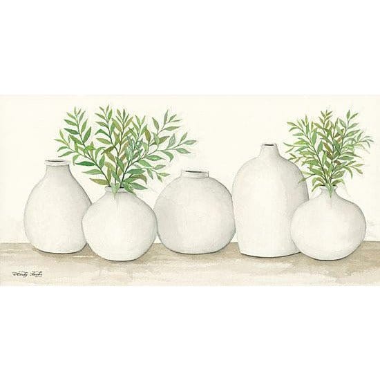 Penny Lane Publishing Simplicity In White I By Cindy Jacobs Art Print - 9 X 18