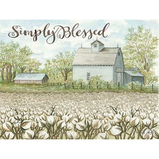 Simply Blessed By Cindy Jacobs Art Print - 12 X 16-Penny Lane Publishing-The Village Merchant