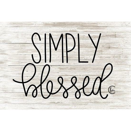 Penny Lane Publishing Simply Blessed By Fearfully Made Creations Art Print - 12 X 18