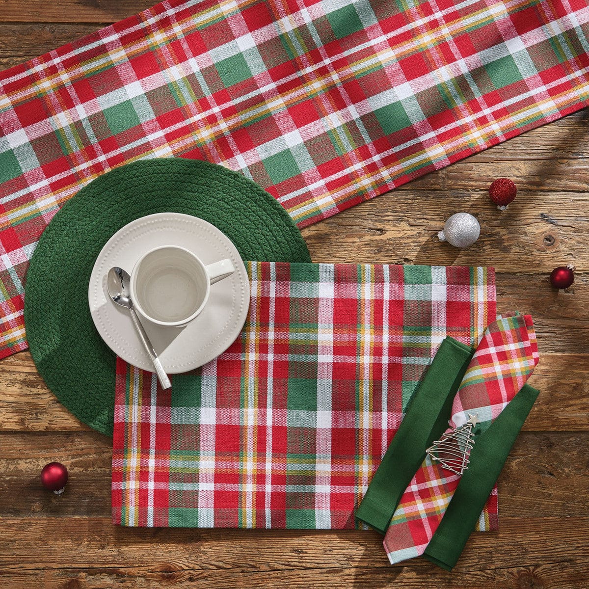 Sleigh Bell Plaid Napkin