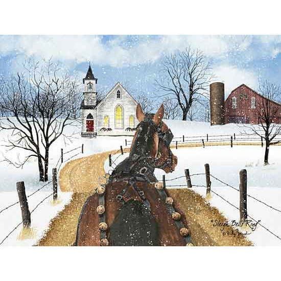 Sleigh Bells Ring By Billy Jacobs Art Print - 12 X 16-Penny Lane Publishing-The Village Merchant