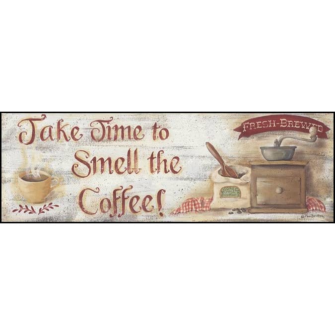 Smell The Coffee By Pam Britton Art Print - 6 X 18-Penny Lane Publishing-The Village Merchant