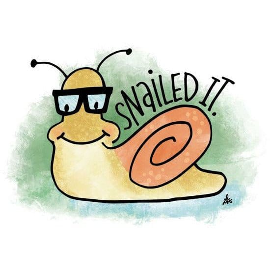 Snailed It By Erin Barrett Art Print - 12 X 16-Penny Lane Publishing-The Village Merchant