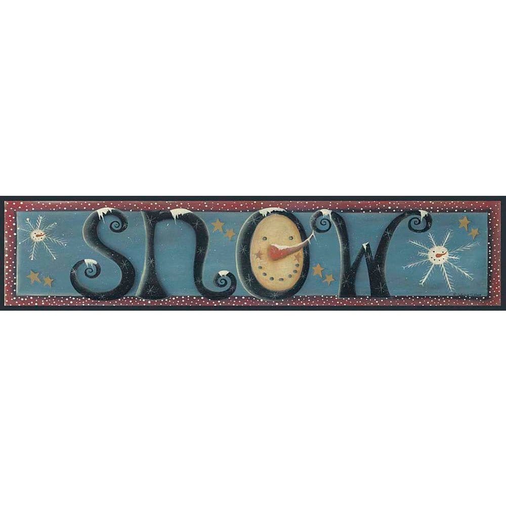 Snow By Scherry Talbott Art Print - 4 X 18-Penny Lane Publishing-The Village Merchant