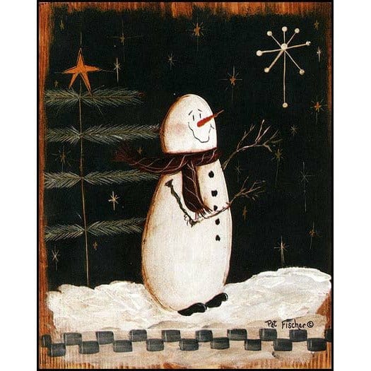 Snow Night By Pat Fischer Art Print - 8 X 10-Penny Lane Publishing-The Village Merchant