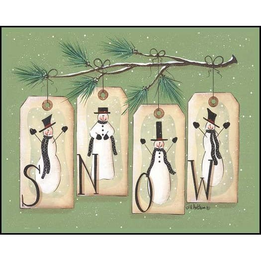 Snow Tags By Jill Ankrom Art Print - 8 X 10-Penny Lane Publishing-The Village Merchant