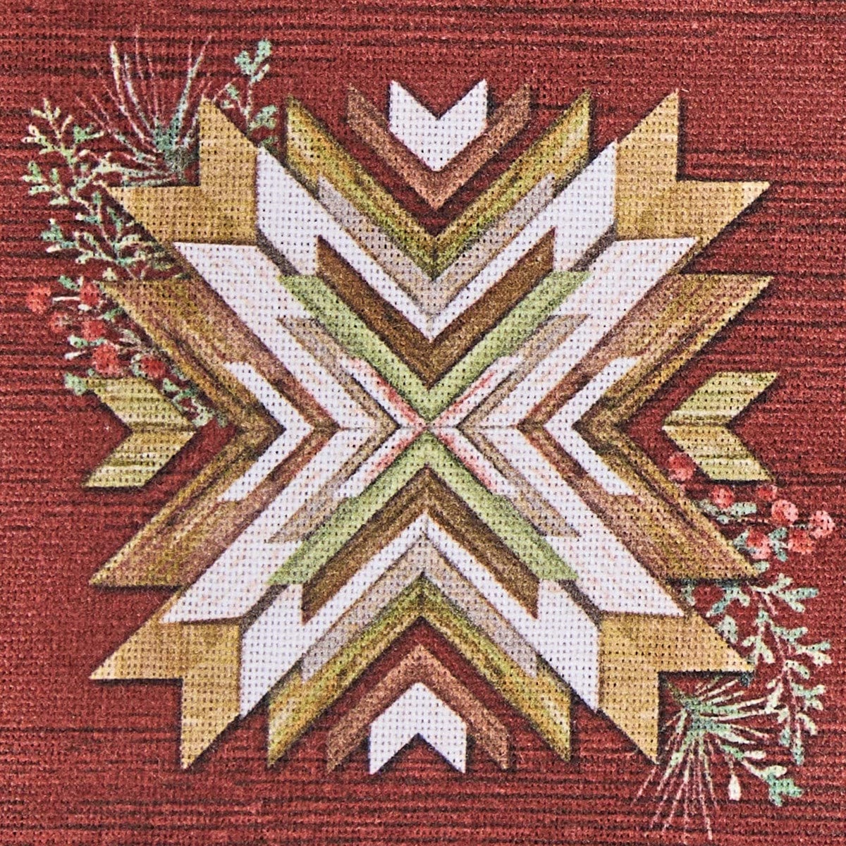 Snowflake Lodge Printed Napkin Set of 2