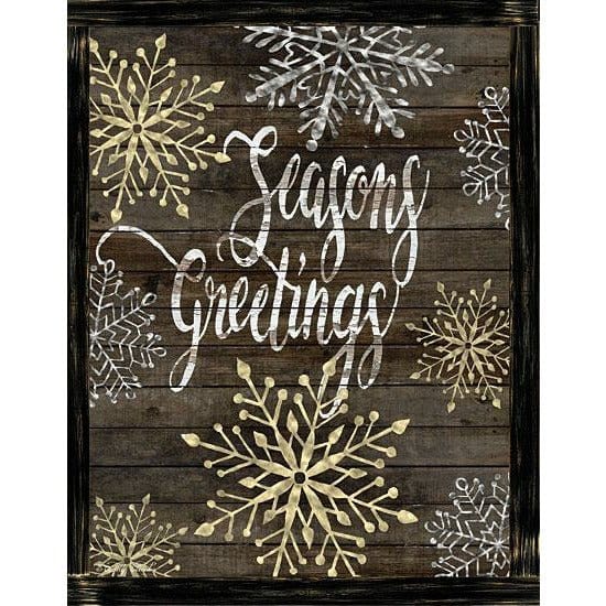 Snowflake Seasons Greetings By Cindy Jacobs Art Print - 12 X 16-Penny Lane Publishing-The Village Merchant