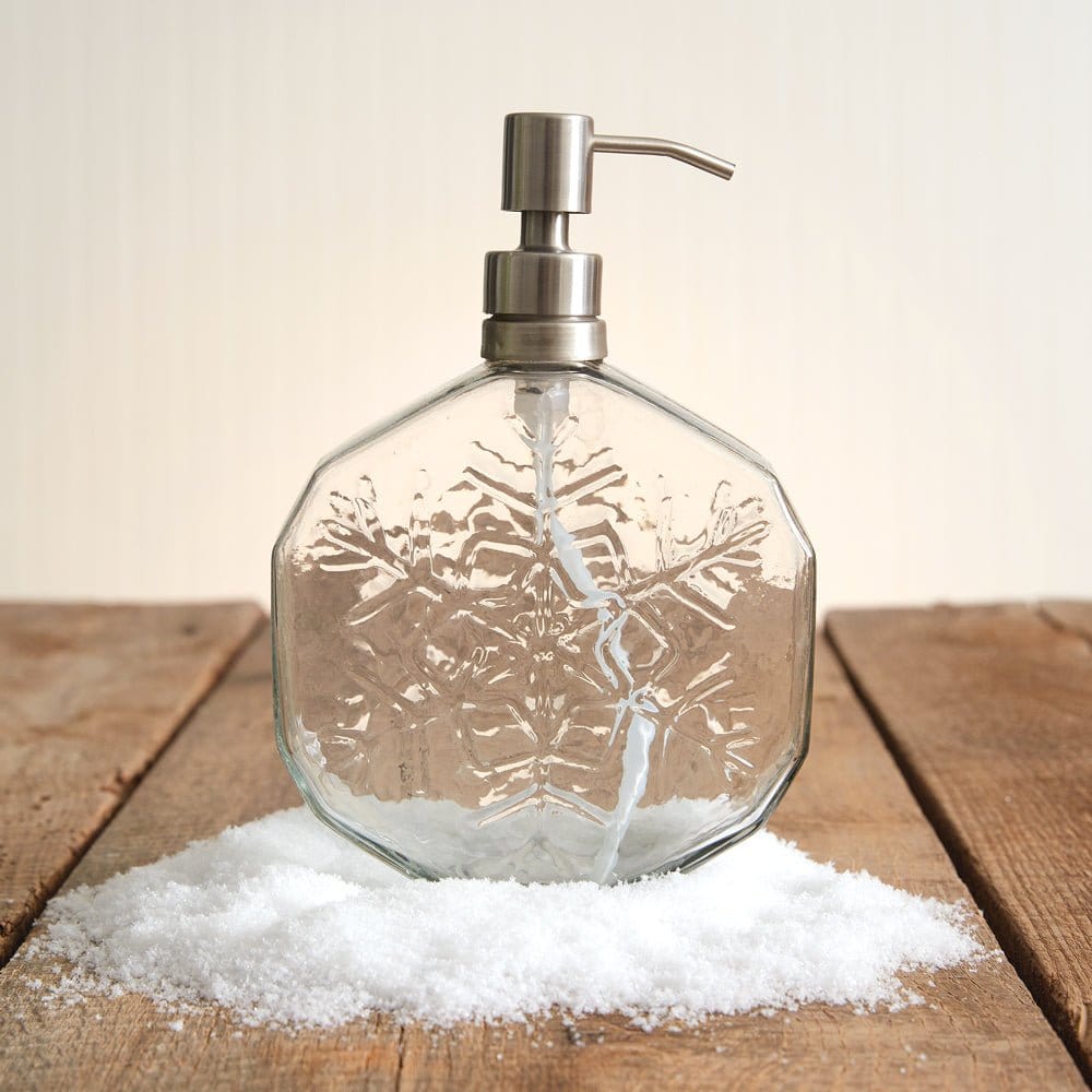 Snowflake Soap Dispenser-CTW Home-The Village Merchant