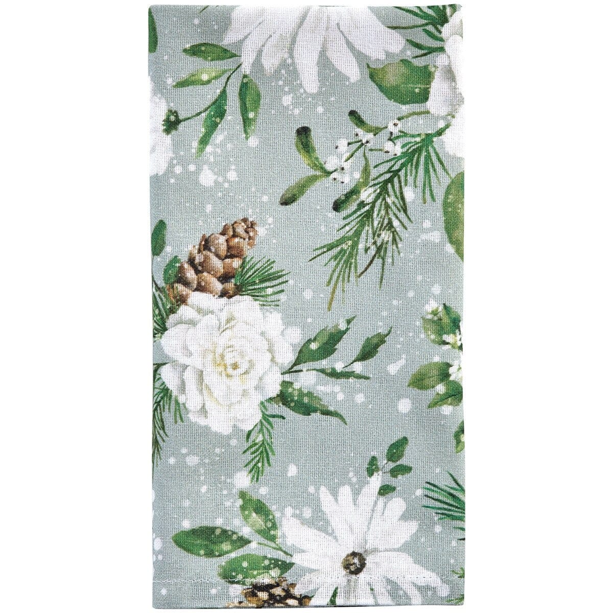 Snowflowers Printed Napkin Set of 2