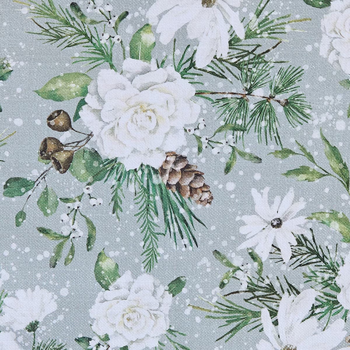 Snowflowers Printed Placemat Set of 2