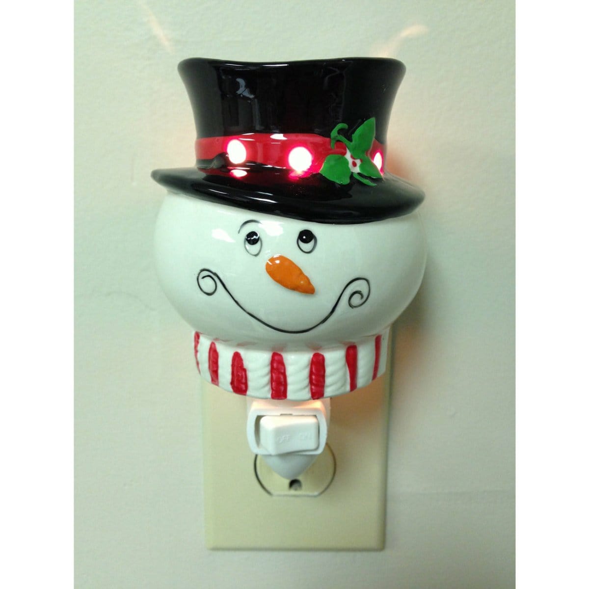 Snowman Head Electric Plug-In Wax Melter-Craft Wholesalers-The Village Merchant