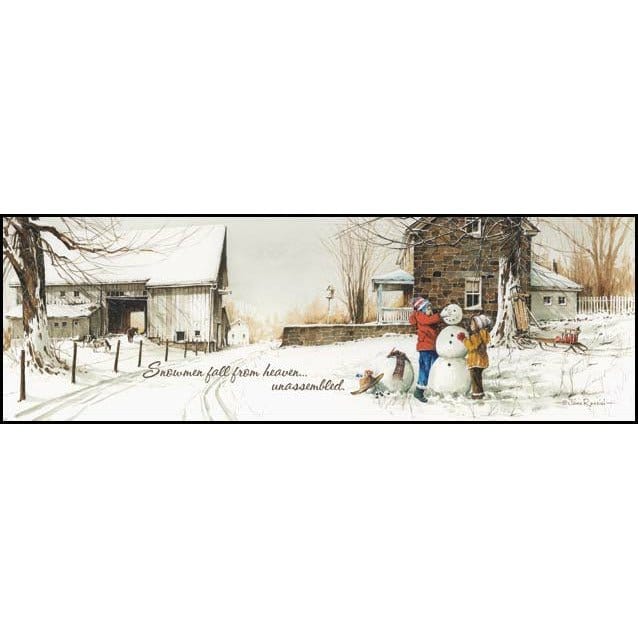 Snowmen From Heaven By John Rossini Art Print - 6 X 18-Penny Lane Publishing-The Village Merchant