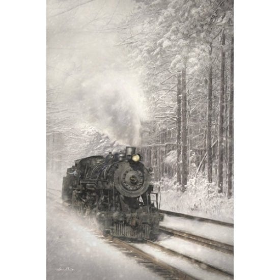 Snowy Locomotive By Lori Deiter Art Print - 12 X 18-Penny Lane Publishing-The Village Merchant